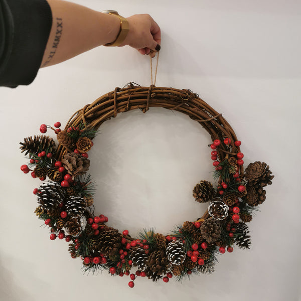 Christmas Wreath - Pine Cone