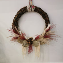 Load image into Gallery viewer, Red Bramble Palm Wreath
