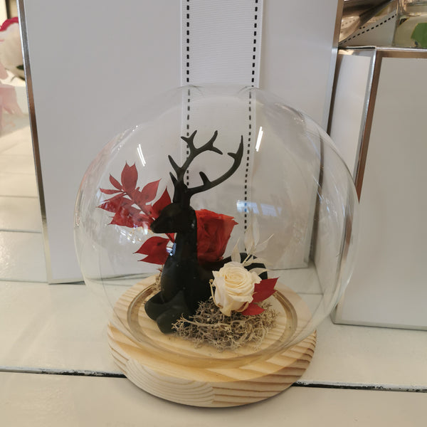 Noir Reindeer Dome - Large