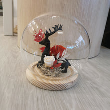 Load image into Gallery viewer, Noir Reindeer Dome - Large
