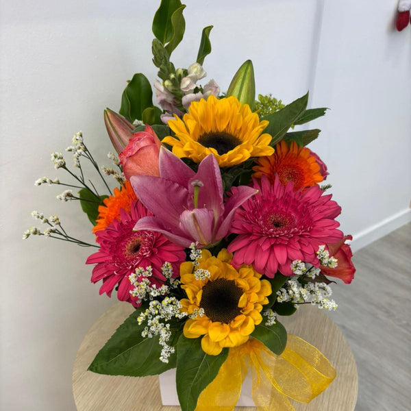 Summer Classic - Posies Box Arrangement