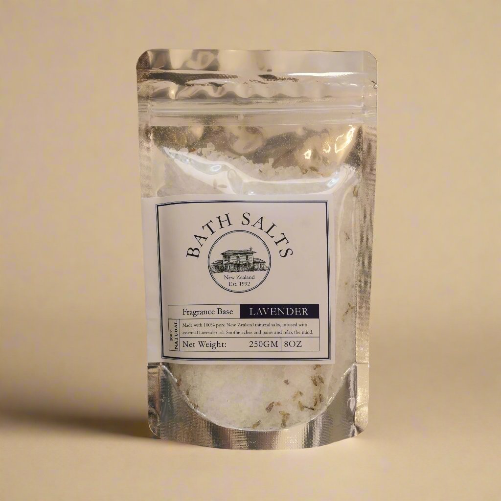 SCULLYS NZ - Lavender Bath Salts 250gm