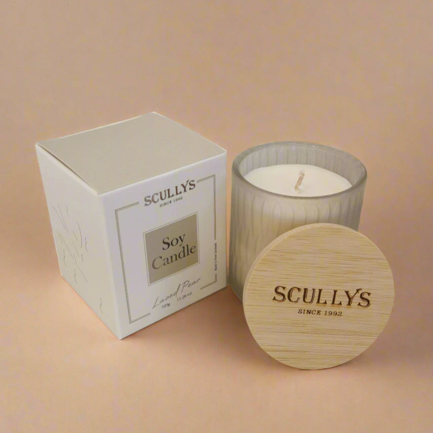 SCULLYS NZ - Laced Pear Soy Candle 180gm