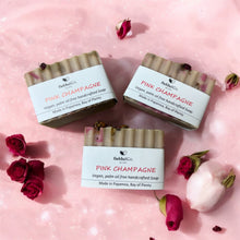 Load image into Gallery viewer, Pink Champagne inspired handmade soap - fields&amp;co

