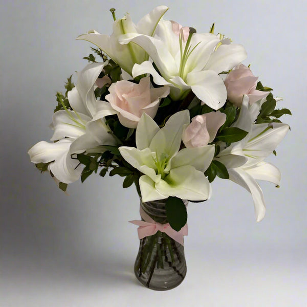 Rose and Lily Arrangement