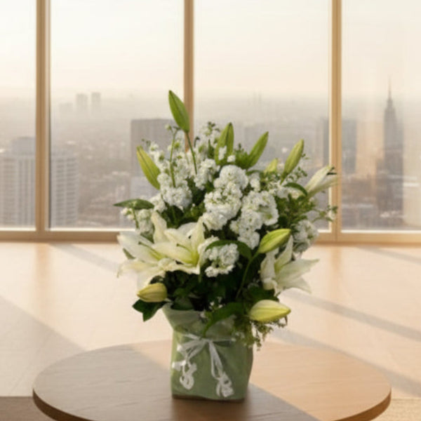 Luxe Cream and Green Bouquet