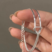 Load image into Gallery viewer, Double Texture Bracelet - Sterling Silver

