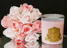 Load image into Gallery viewer, PINK VESSEL 450G CANDLE IN PINK CHAMPAGNE WITH CRYSTAL GLASS LID - CGP45018
