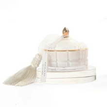 Load image into Gallery viewer, ART DECO CANDLE - WHITE &amp; GOLD - GML45003
