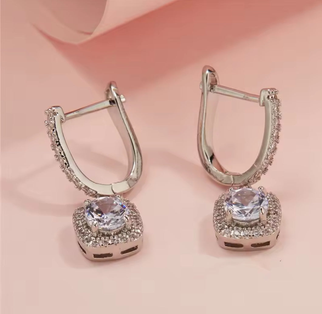 Jessie Earrings - Silver Plated