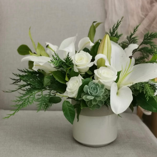 Eternal Grace  - Stone Pot Arrangement