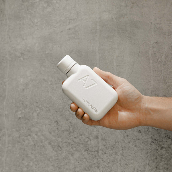 A7 memobottle - White  (Stainless Steel)
