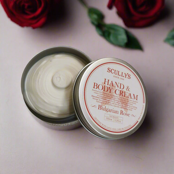 Scullys NZ - Bulgarian Rose Hand & Body Cream