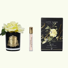 Load image into Gallery viewer, Côte Noire Perfumed Natural Touch Single Rose - Black - Yellow - GMRB08
